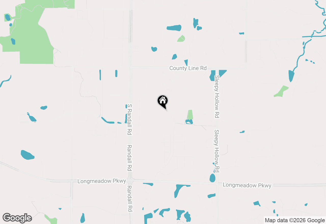 Map of 2035 Waverly Lane #2035, Algonquin, IL 60102