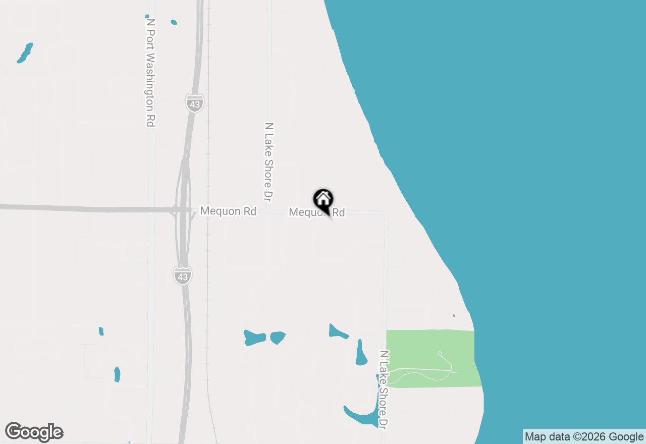 Map of 223 W Mequon Rd, Mequon, WI 53092