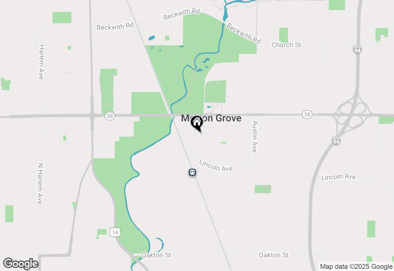 Map of 8643 Ferris Avenue, Morton Grove, IL 60053