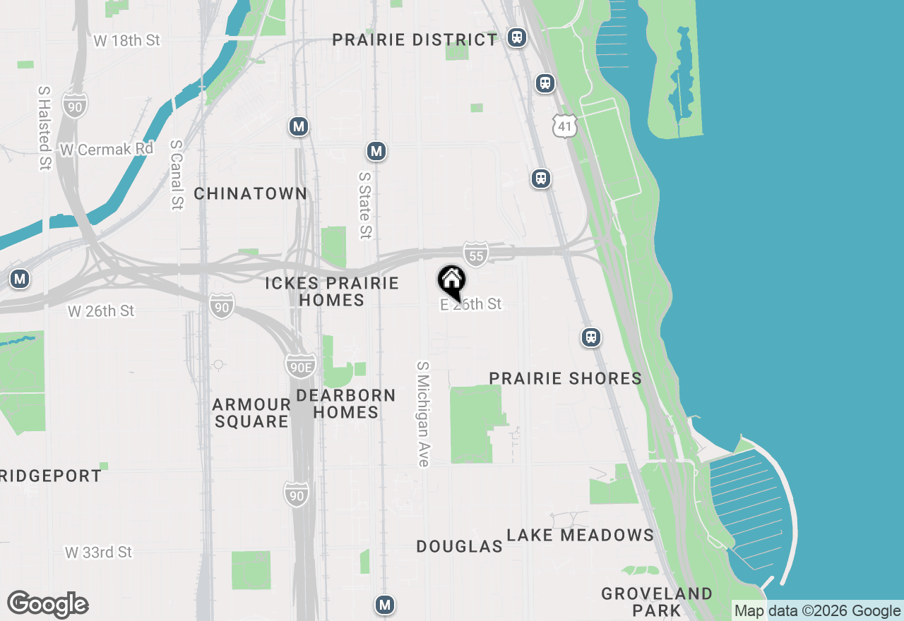 Map of 2605 S Indiana Avenue #2201, Chicago, IL 60616