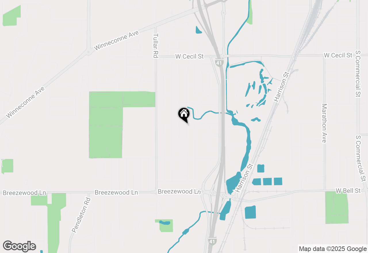 Map of 1008 Byrd Ave, Neenah, WI 54956