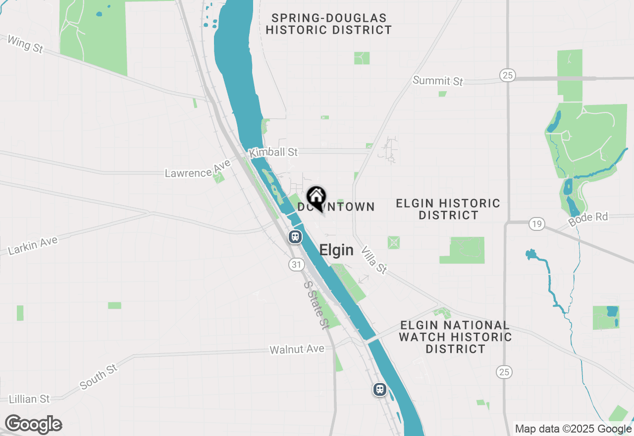 Map of 100 E Chicago Street #403, Elgin, IL 60120