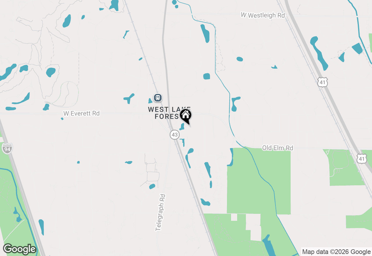 Map of 1066 Franz Drive, Lake Forest, IL 60045
