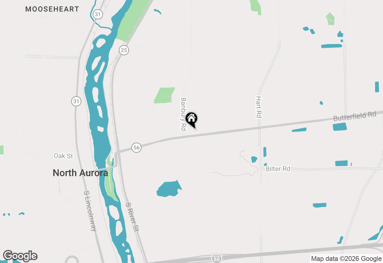 Map of 407 Butterfield Road, North Aurora, IL 60542