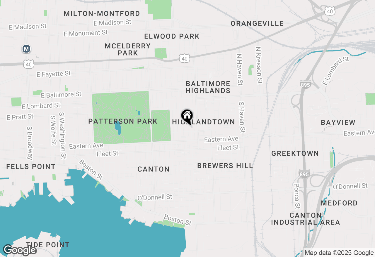 Map of 329 S Bouldin Street, Baltimore, MD 21224