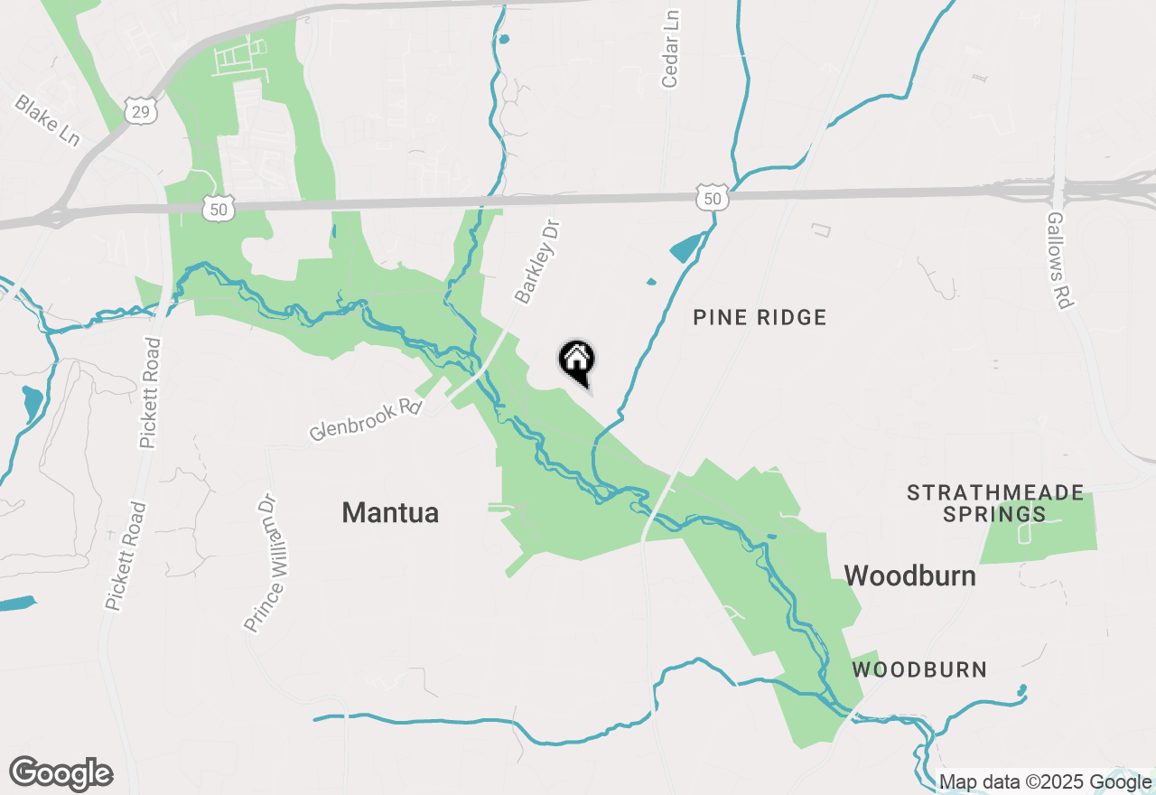 Map of 3323 Mantua Drive, Fairfax, VA 22031