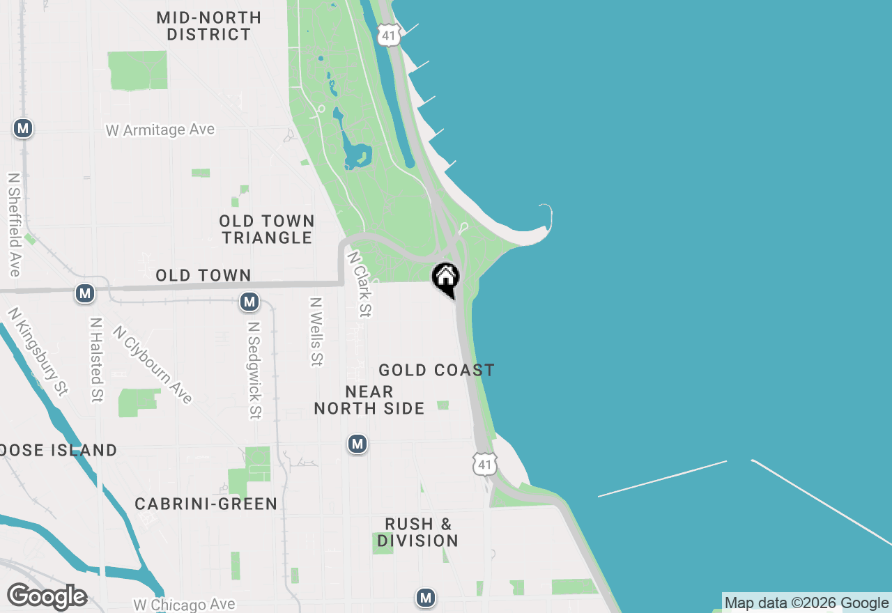 Map of 1516 N Lake Shore Drive, Chicago, IL 60610