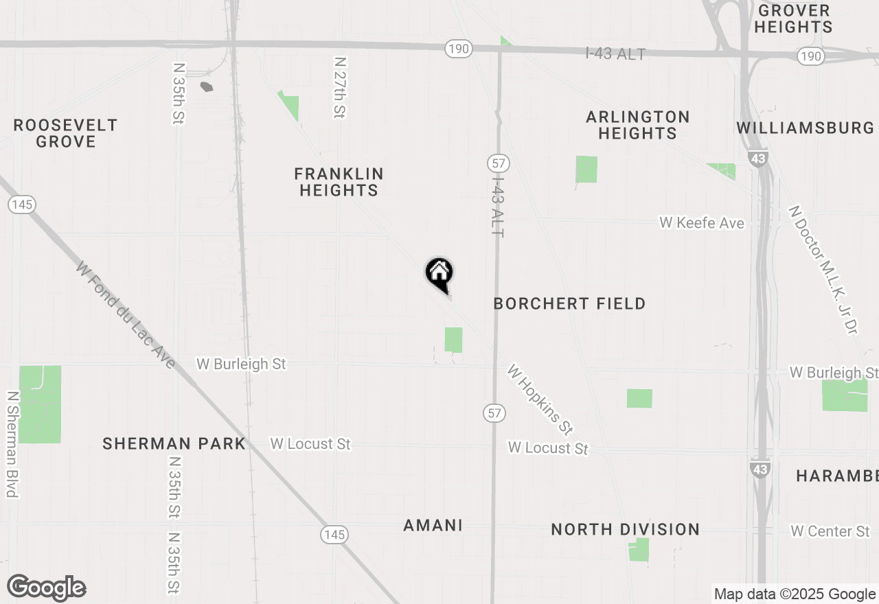 Map of 3258 N 23rd St #3258A, Milwaukee, WI 53206