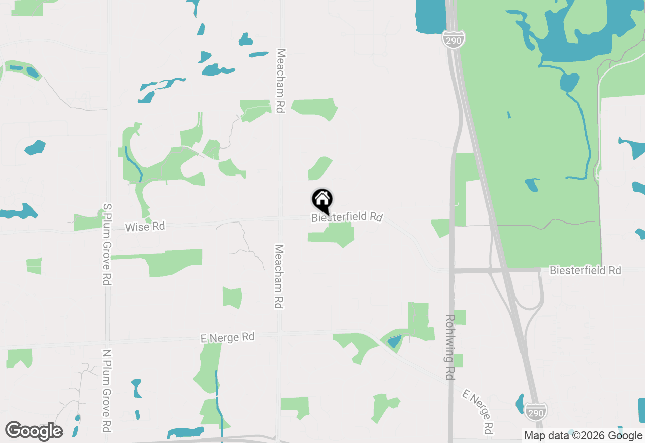 Map of 654 Easton Lane, Elk Grove Village, IL 60007