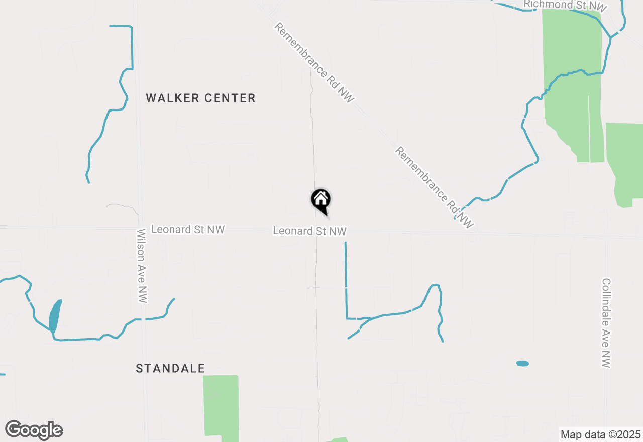 Map of 3747 Leonard Street Nw, Grand Rapids, MI 49534