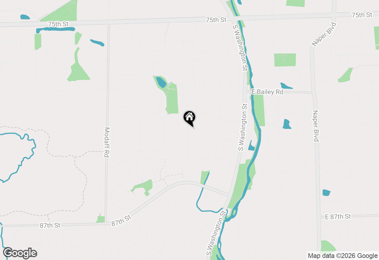 Map of 1736 Clyde Drive, Naperville, IL 60565