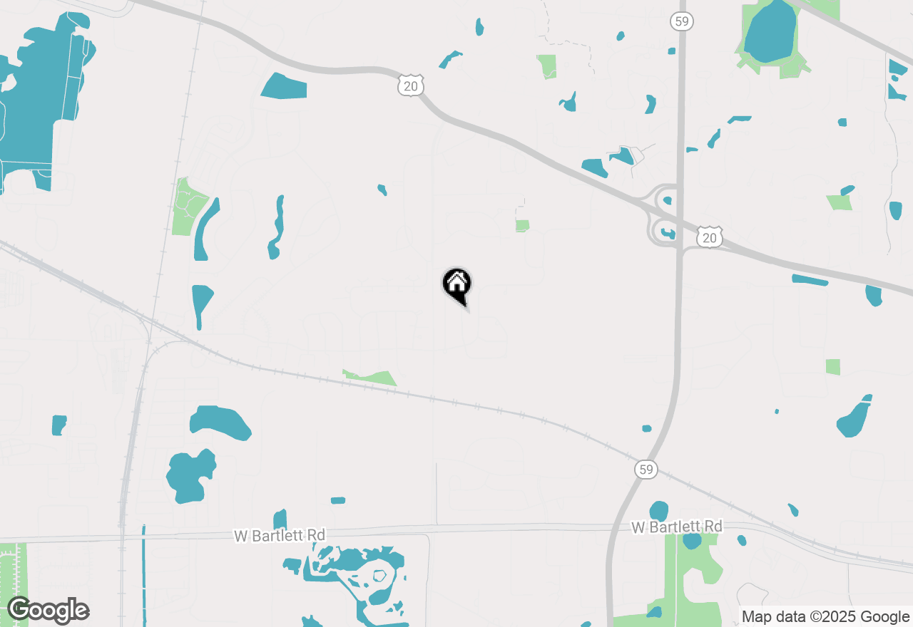 Map of 434 Summersweet Lane, Bartlett, IL 60103