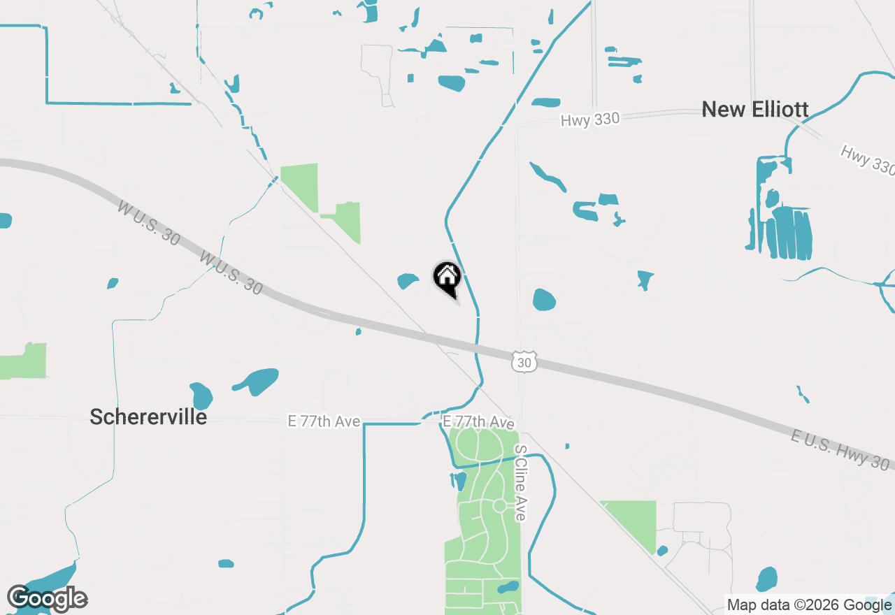 Map of 2108 Ashbury Lane #C, Schererville, IN 46375