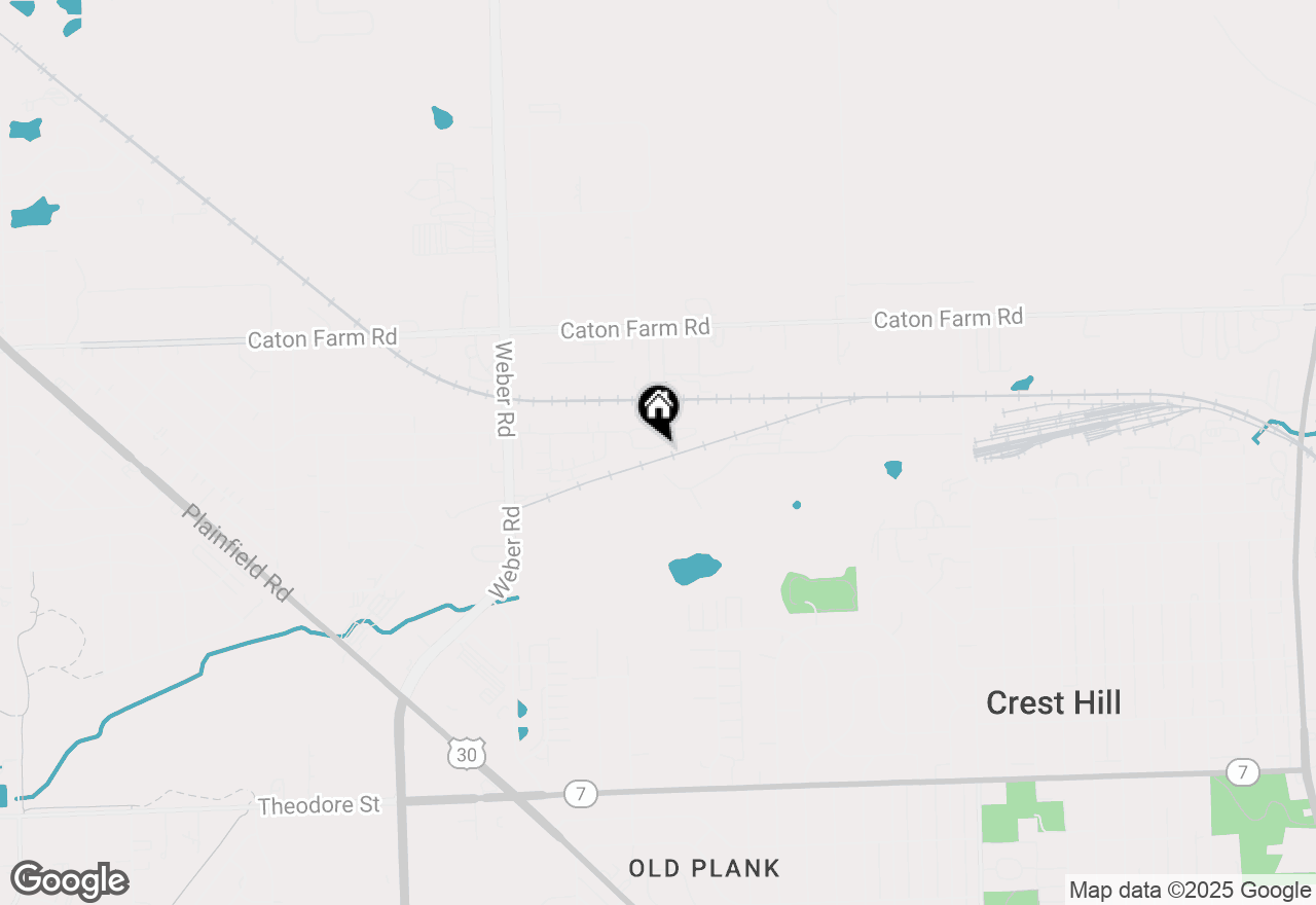 Map of 1335 Acorn Drive, Crest Hill, IL 60403