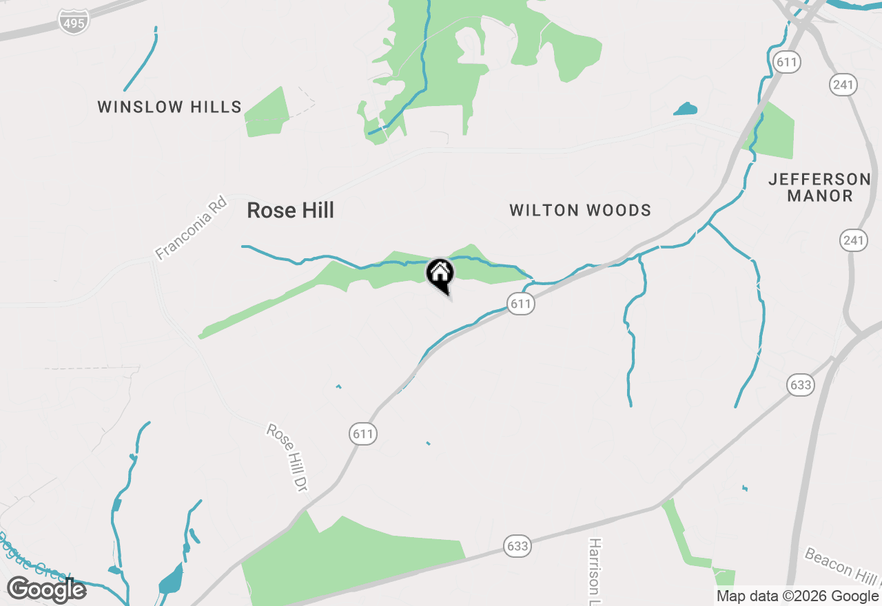 Map of 6104 Juneberry Court, Alexandria, VA 22310