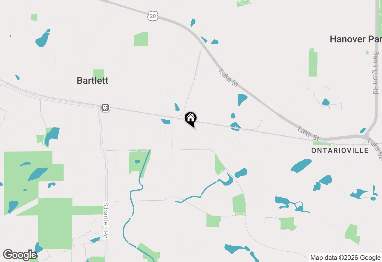 Map of 303 Newport Lane #D2, Bartlett, IL 60103