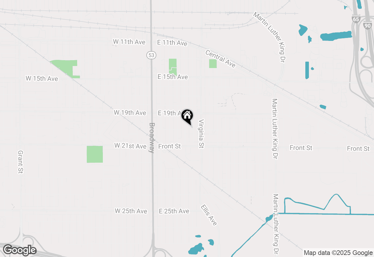 Map of 400 E 20th Avenue, Gary, IN 46407