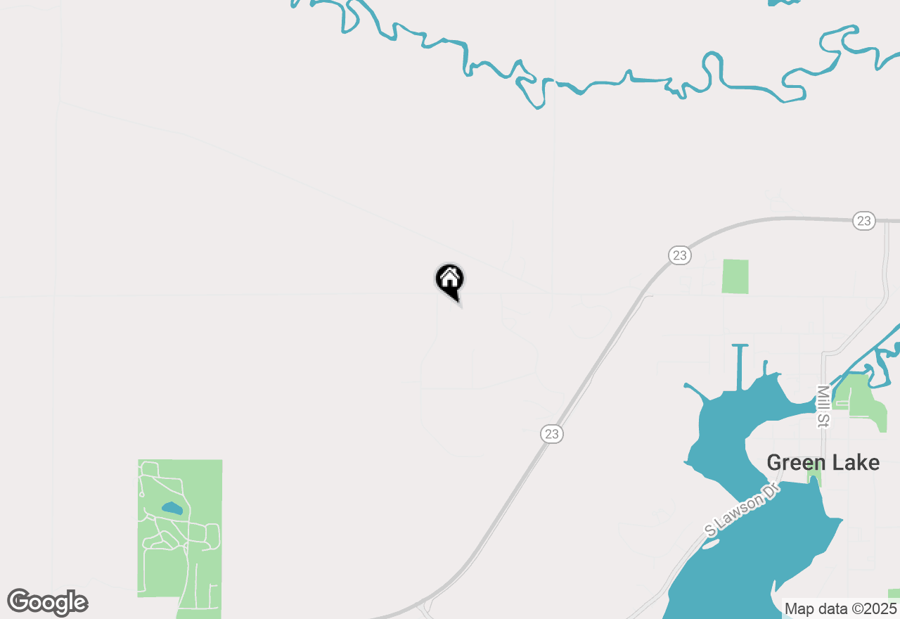 Map of N6077 Southview Court #A, Green Lake, WI 54941