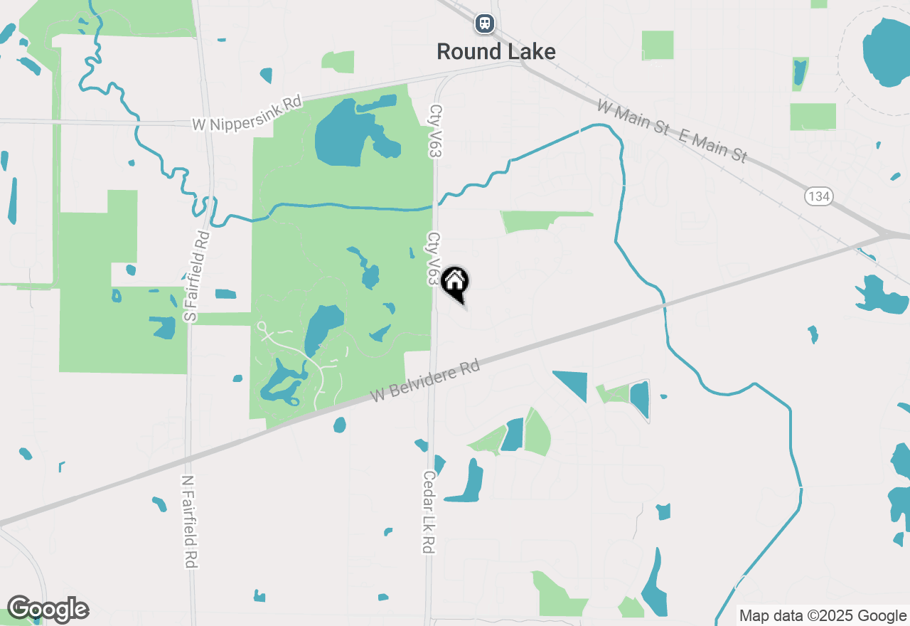 Map of 548 W Sweet Clover Road, Round Lake, IL 60073