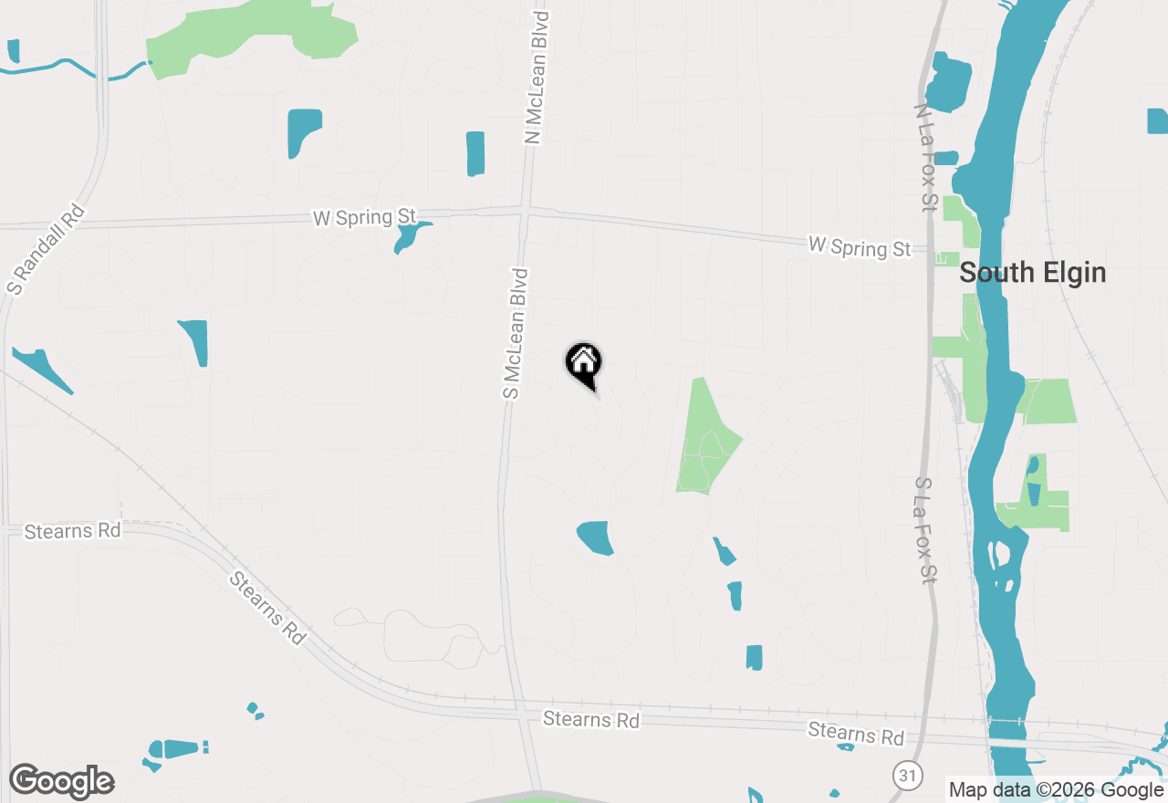 Map of 254 Mayfair Lane, South Elgin, IL 60177