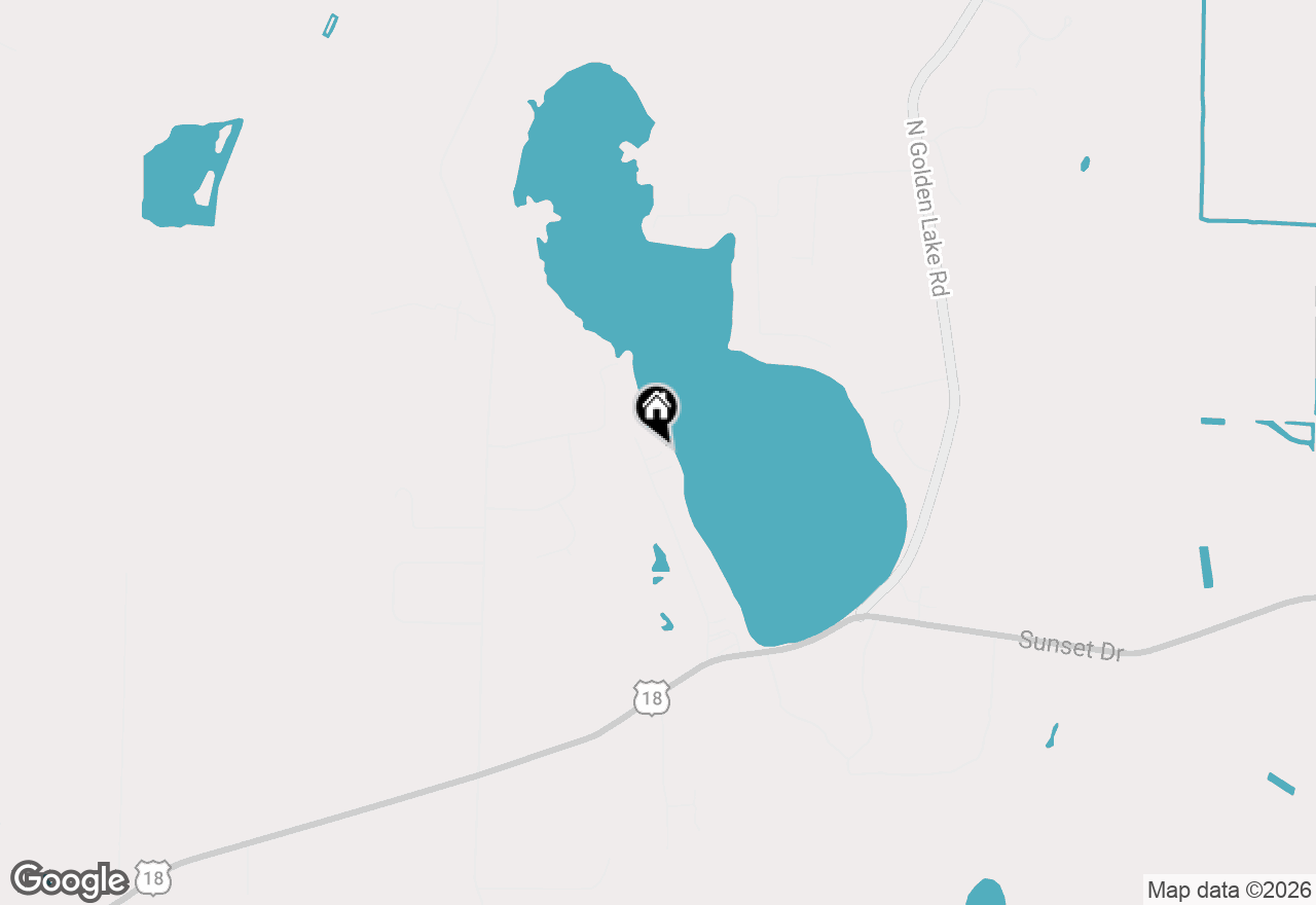 Map of 212 S Golden Lake Ln, Oconomowoc, WI 53066