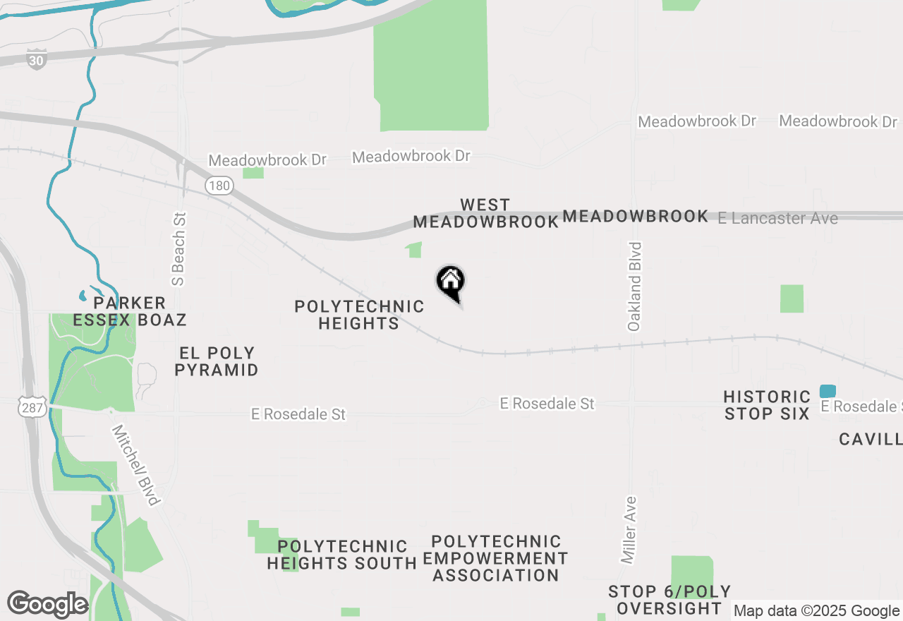 Map of 3541 Lynnfield Drive, Fort Worth, TX 76103