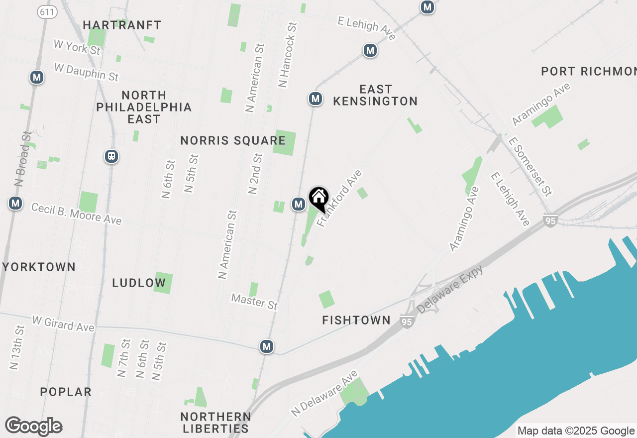 Map of 1828 Frankford Avenue #301, Philadelphia, PA 19125