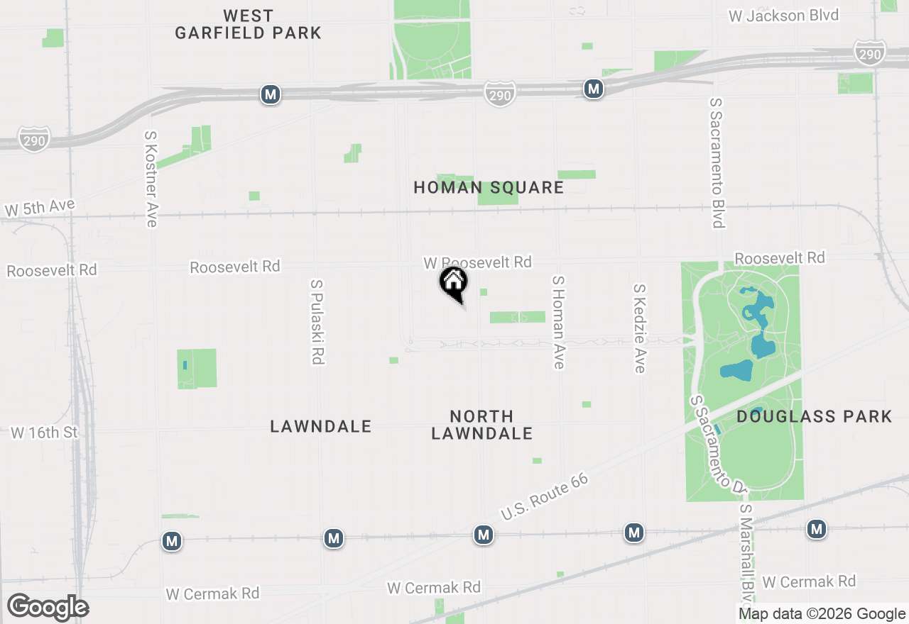 Map of 1310 S Millard Avenue, Chicago, IL 60623