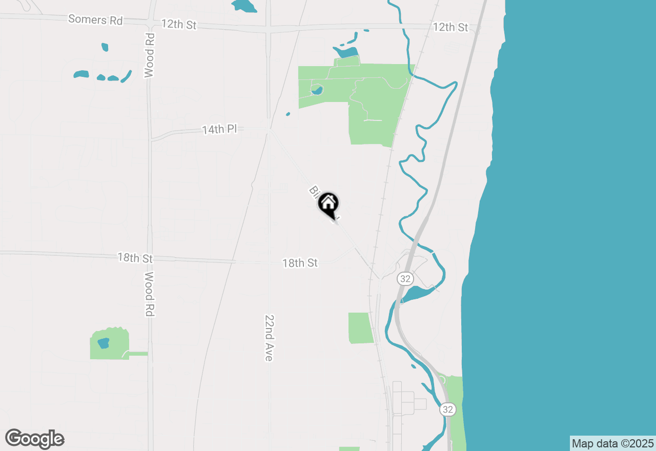 Map of 1715 Madison Rd, Kenosha, WI 53140