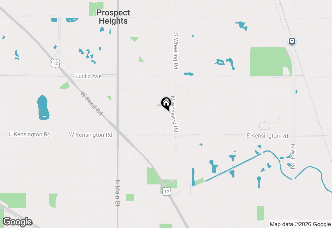 Map of 1019 N Boxwood Drive #107, Mount Prospect, IL 60056
