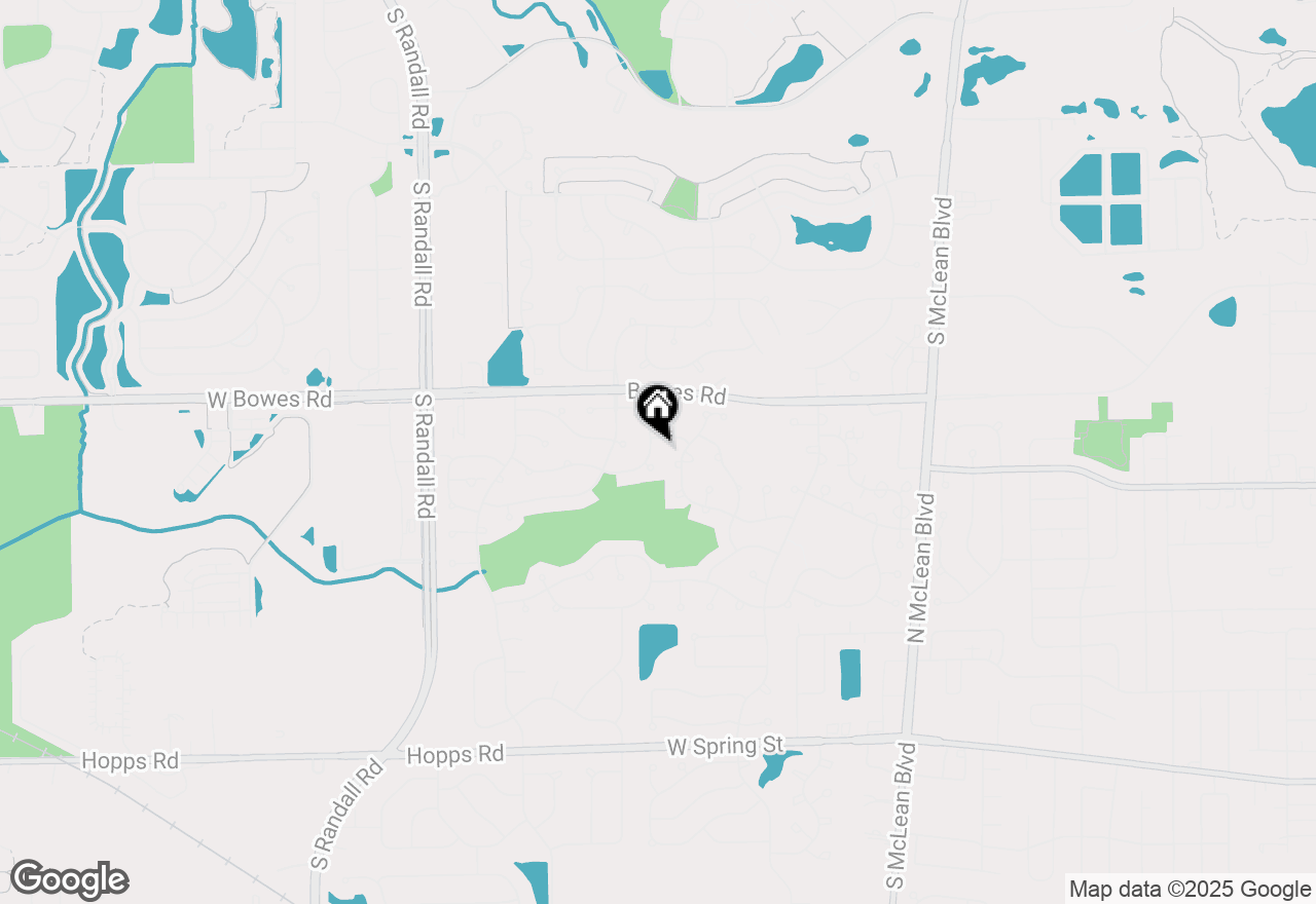 Map of 1049 Willow Bay, Elgin, IL 60123