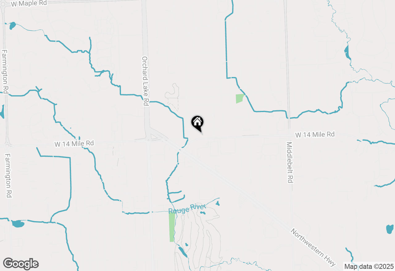 Map of 30728 W 14 Mile Road, West Bloomfield, MI 48322