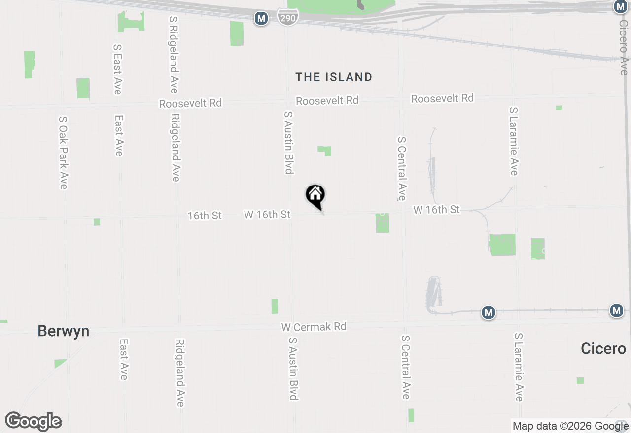 Map of 5903 W 16th Street, Cicero, IL 60804