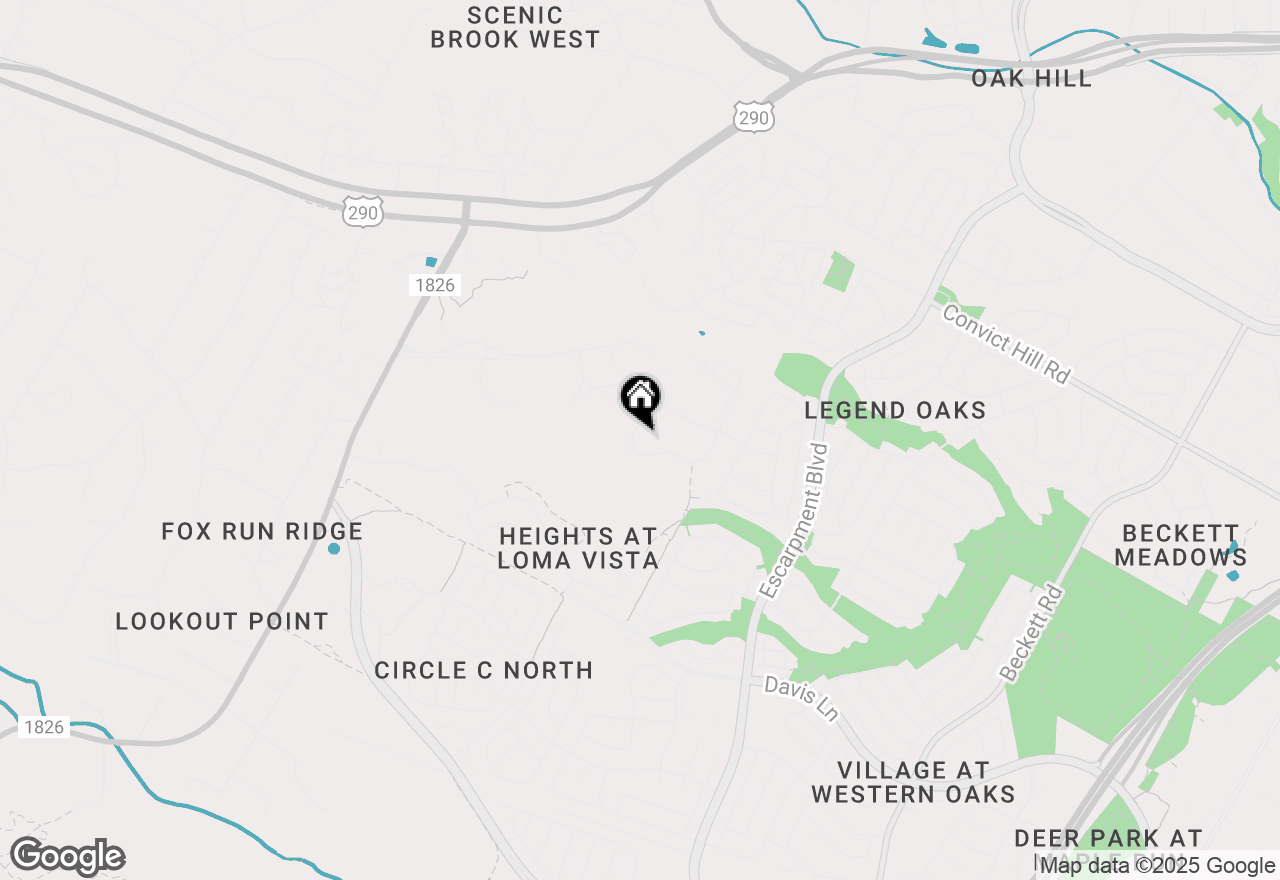Map of 6720 Hot Springs Dr, Austin, TX 78749