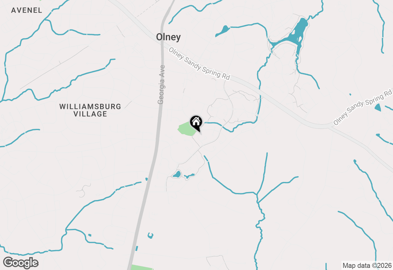 Map of 17512 Saint Theresa Drive, Olney, MD 20832