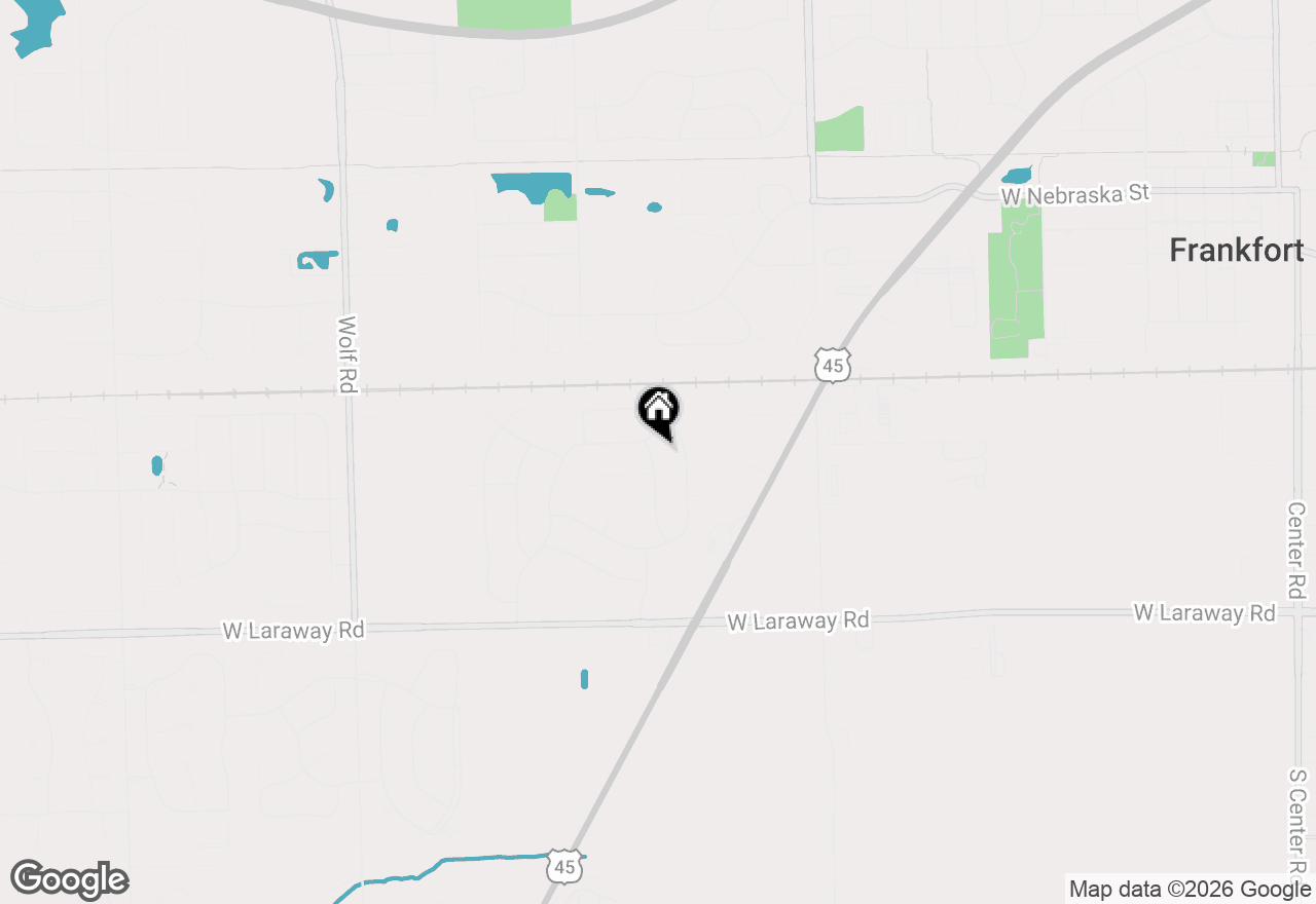 Map of 22001 Oakton Avenue, Frankfort, IL 60423