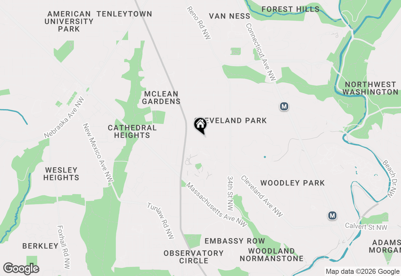 Map of 3519 Lowell Street Nw, Washington, DC 20016