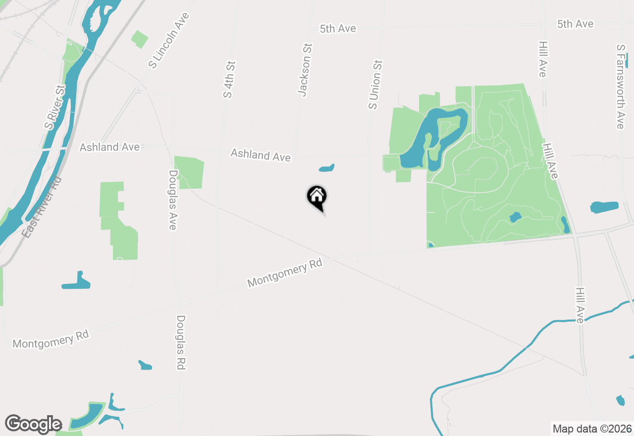 Map of 1158 Watson Street, Aurora, IL 60505