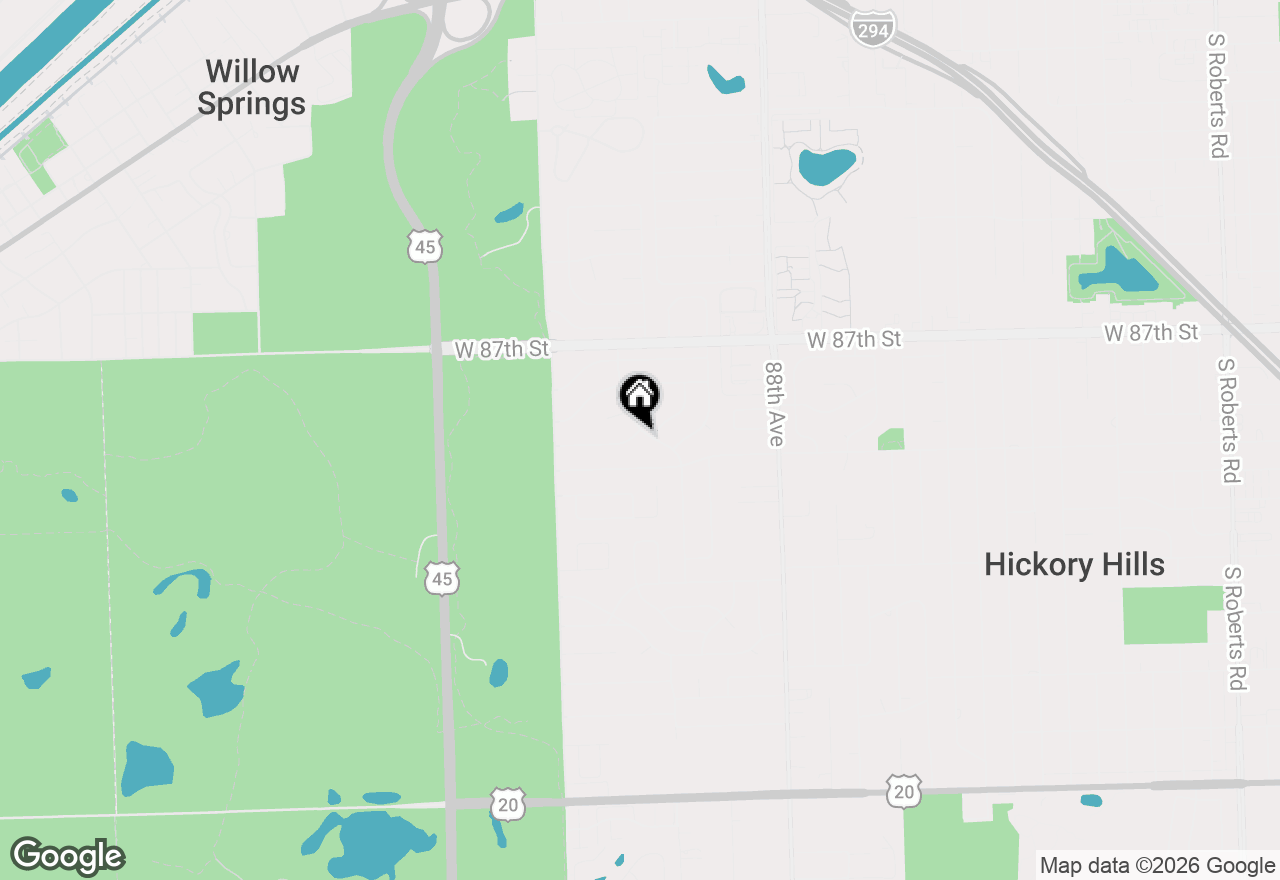 Map of 9019 Beechnut Road, Hickory Hills, IL 60457