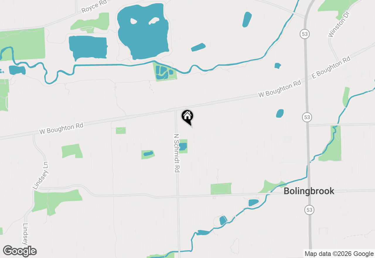 Map of 328 Ottawa Drive, Bolingbrook, IL 60440