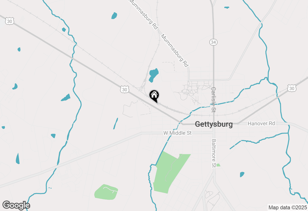 Map of 265 Buford Avenue, Gettysburg, PA 17325
