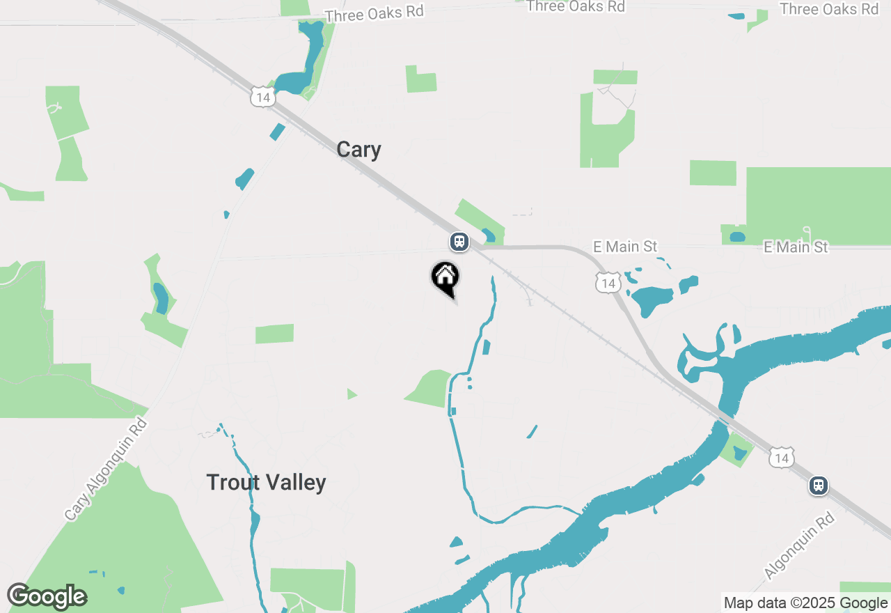 Map of 236 Thomas Street, Cary, IL 60013