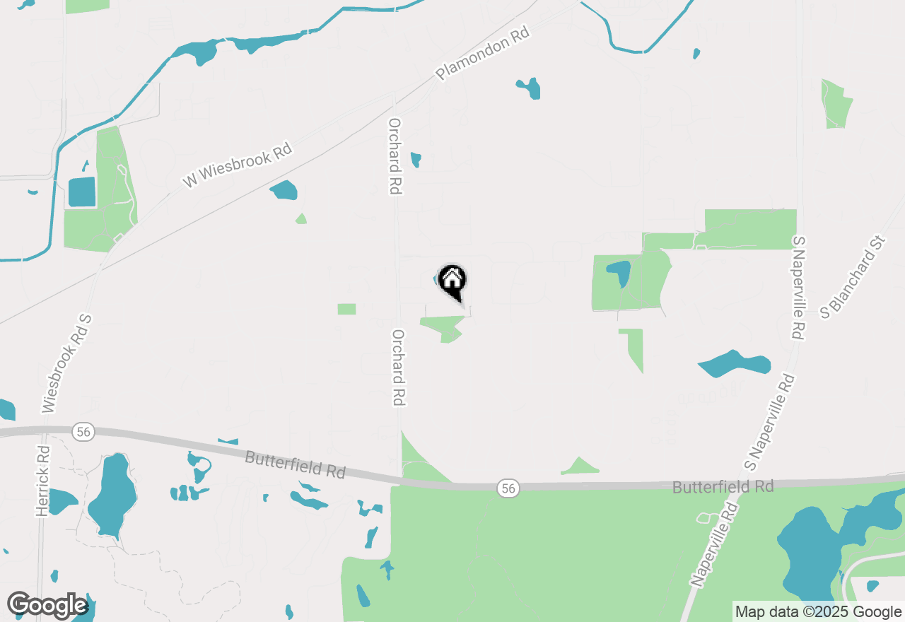 Map of 1240 Eagle Court, Wheaton, IL 60189