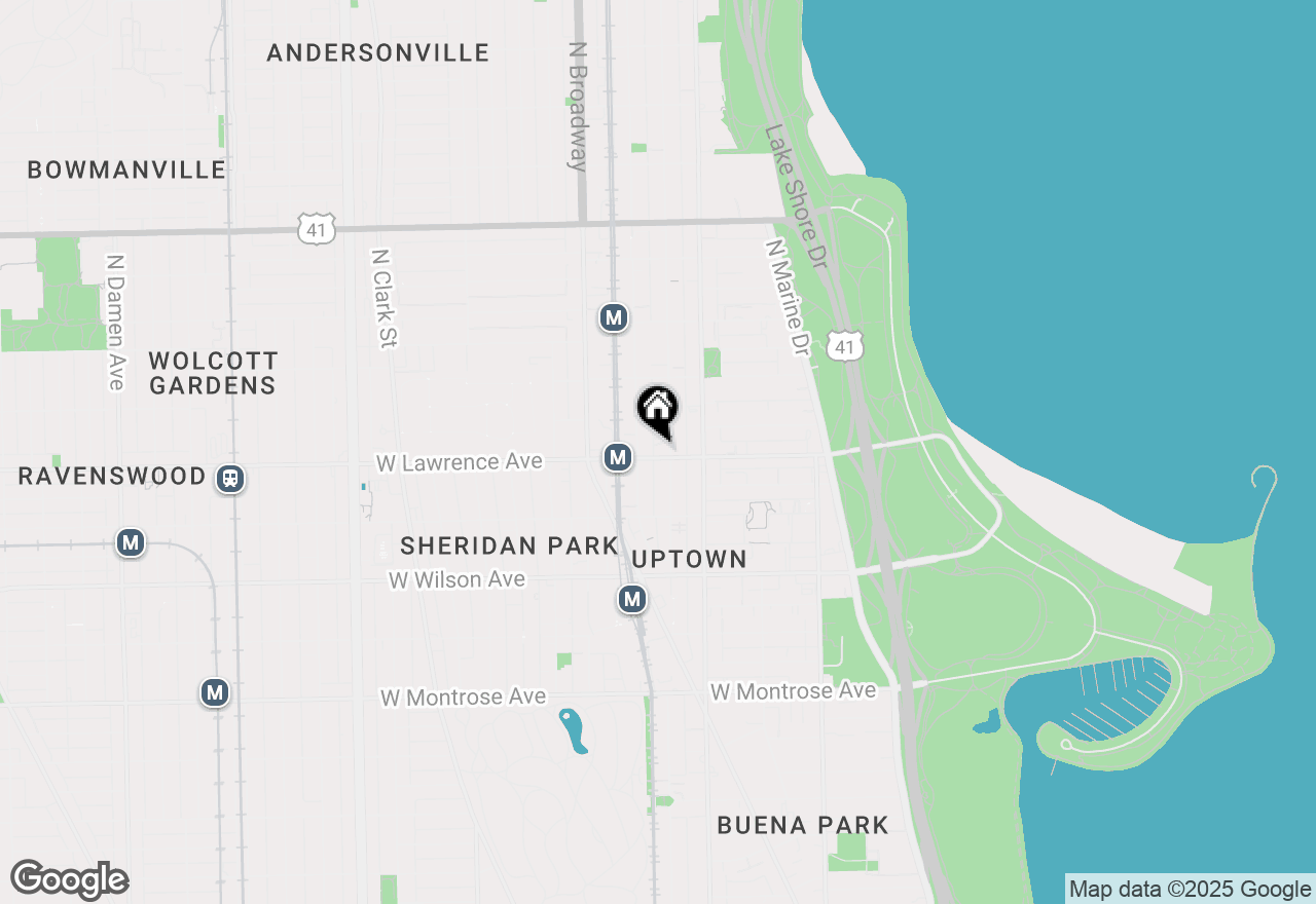 Map of 1048 W Lawrence Avenue #2, Chicago, IL 60640