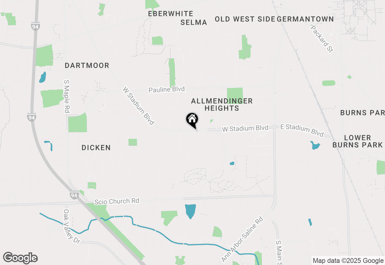 Map of 1420 Kirtland Drive, Ann Arbor, MI 48103