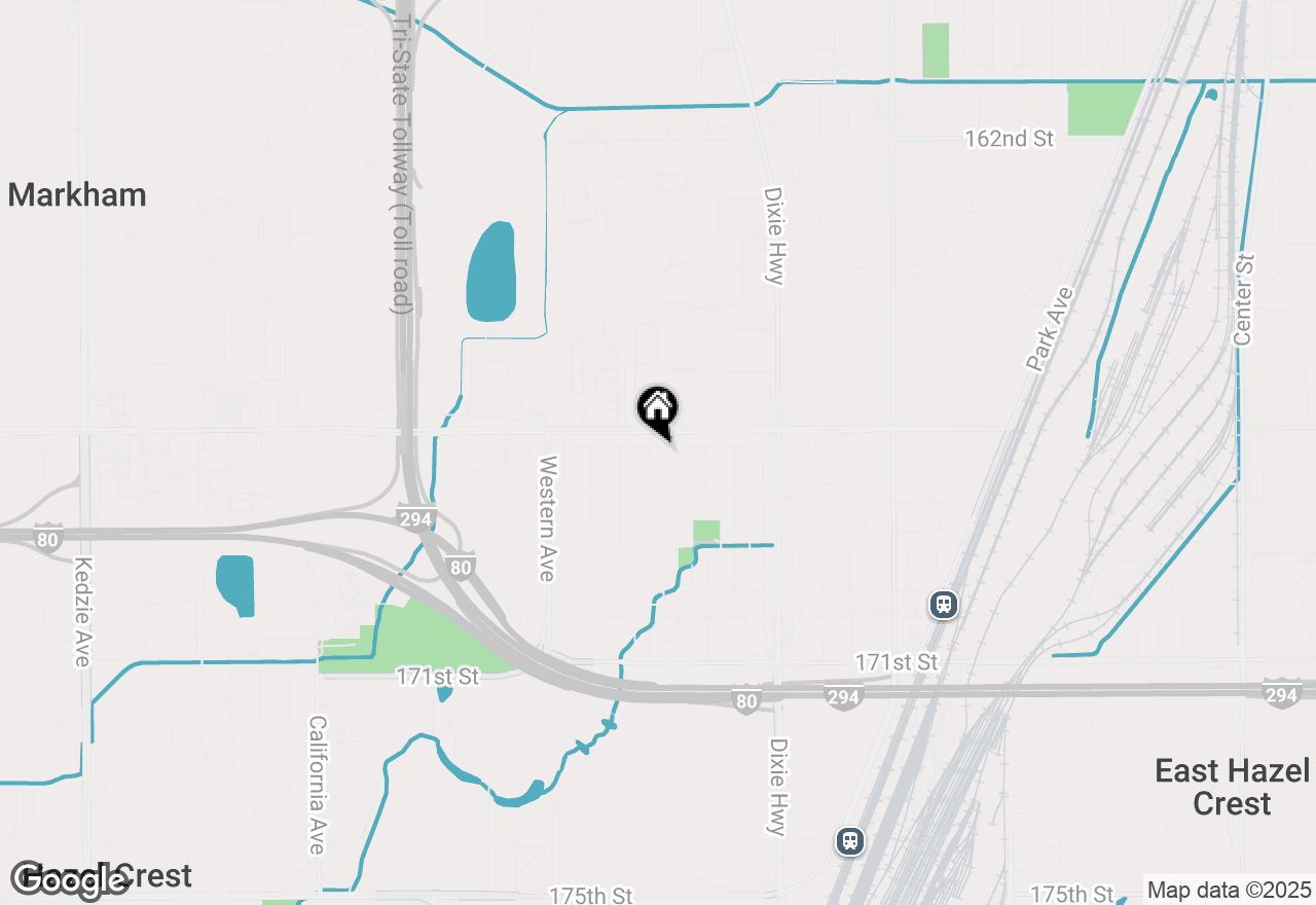 Map of 16726 Head Avenue, Hazel Crest, IL 60429