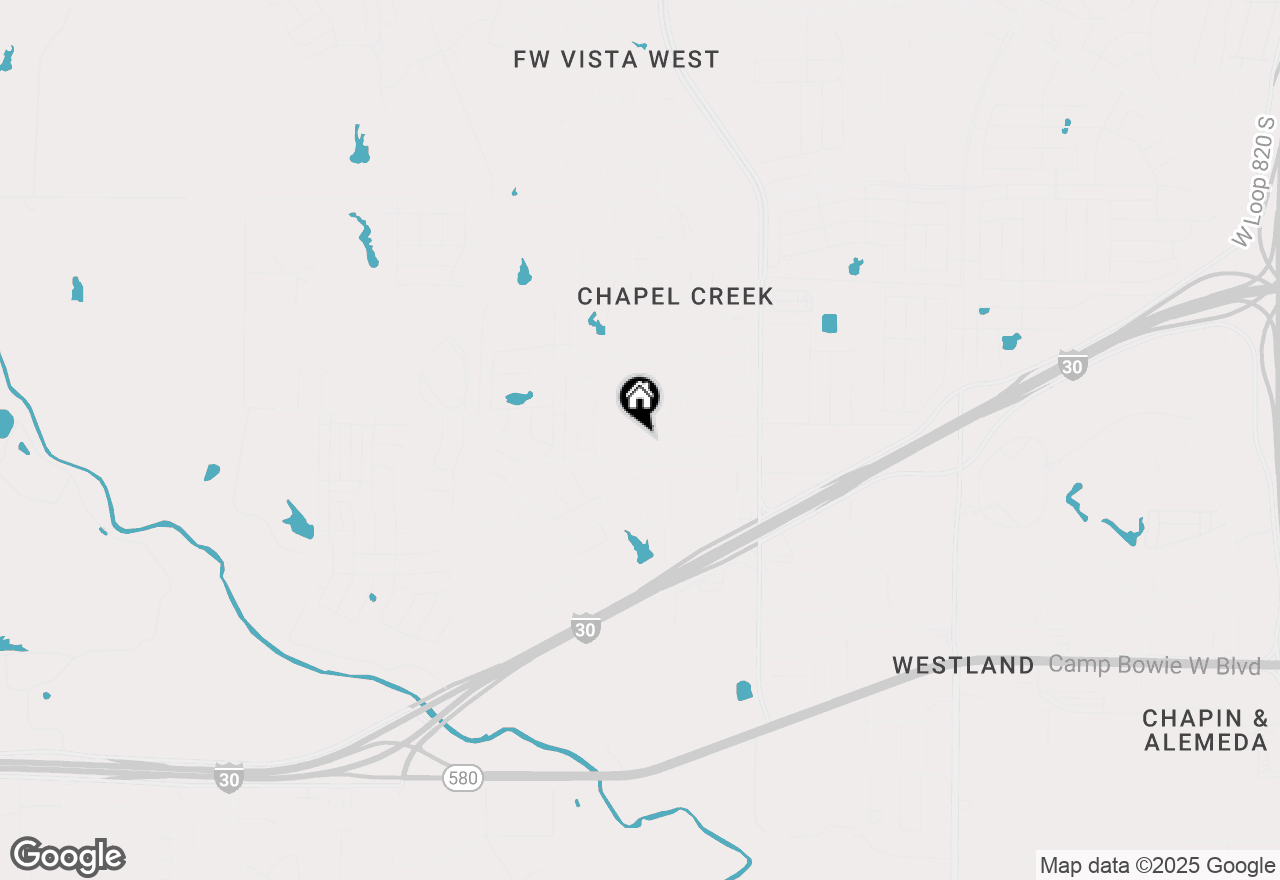 Map of 2748 Yoakum Street, Fort Worth, TX 76108