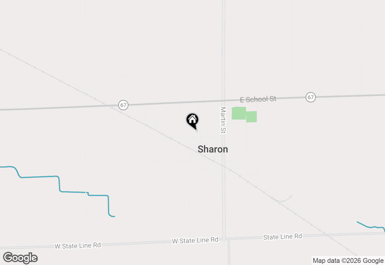 Map of 130 Seymour St, Sharon, WI 53585