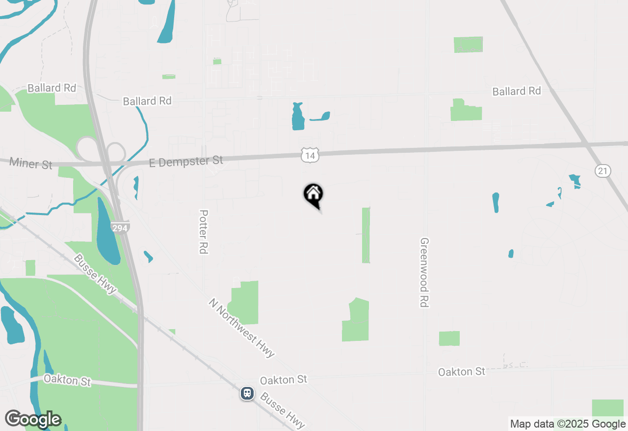 Map of (Address confidential), Park Ridge, Illinois 60068