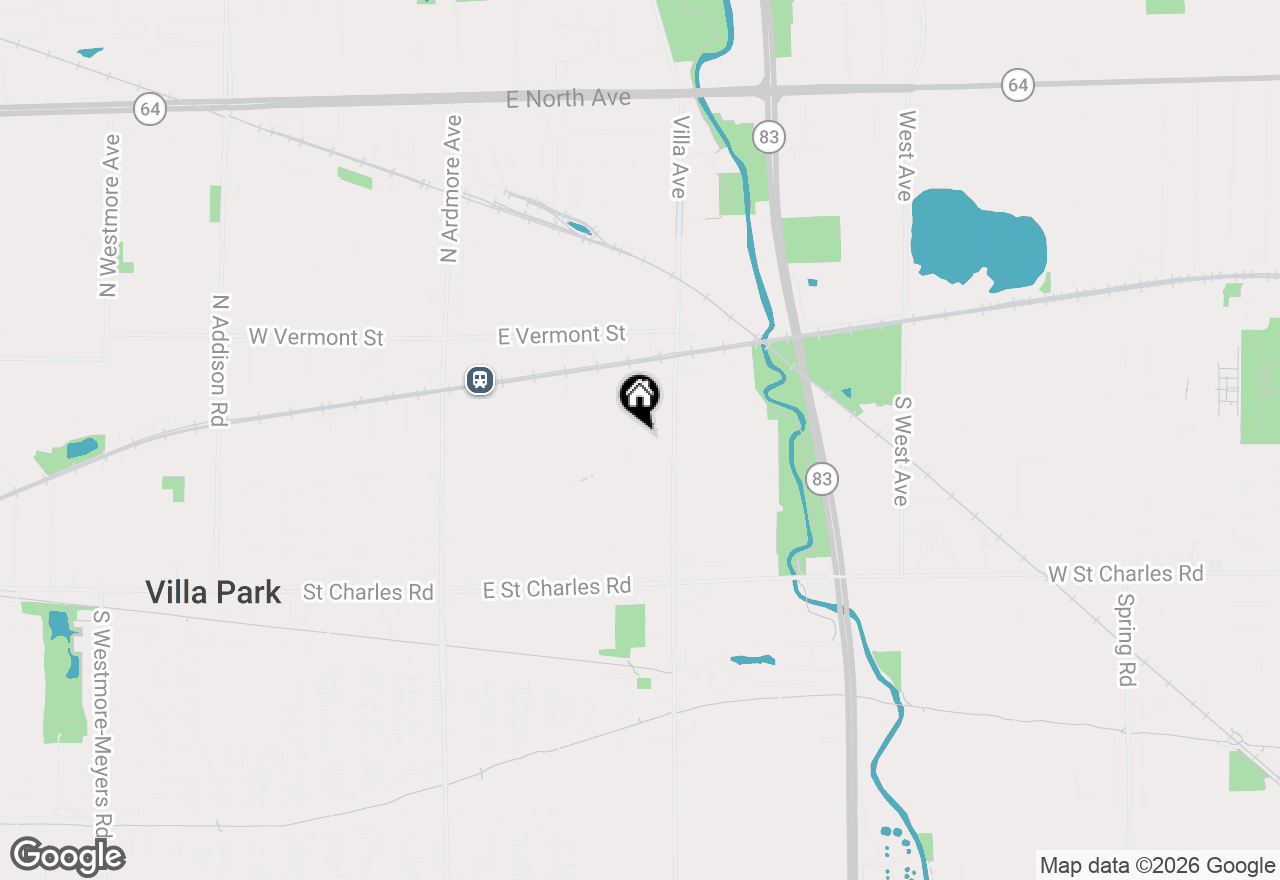 Map of 301 E Pine Street, Villa Park, IL 60181